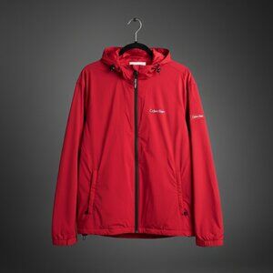 Calvin Klein Men's Infinite Stretch Performance Golf Jacket Red XL NWT $150